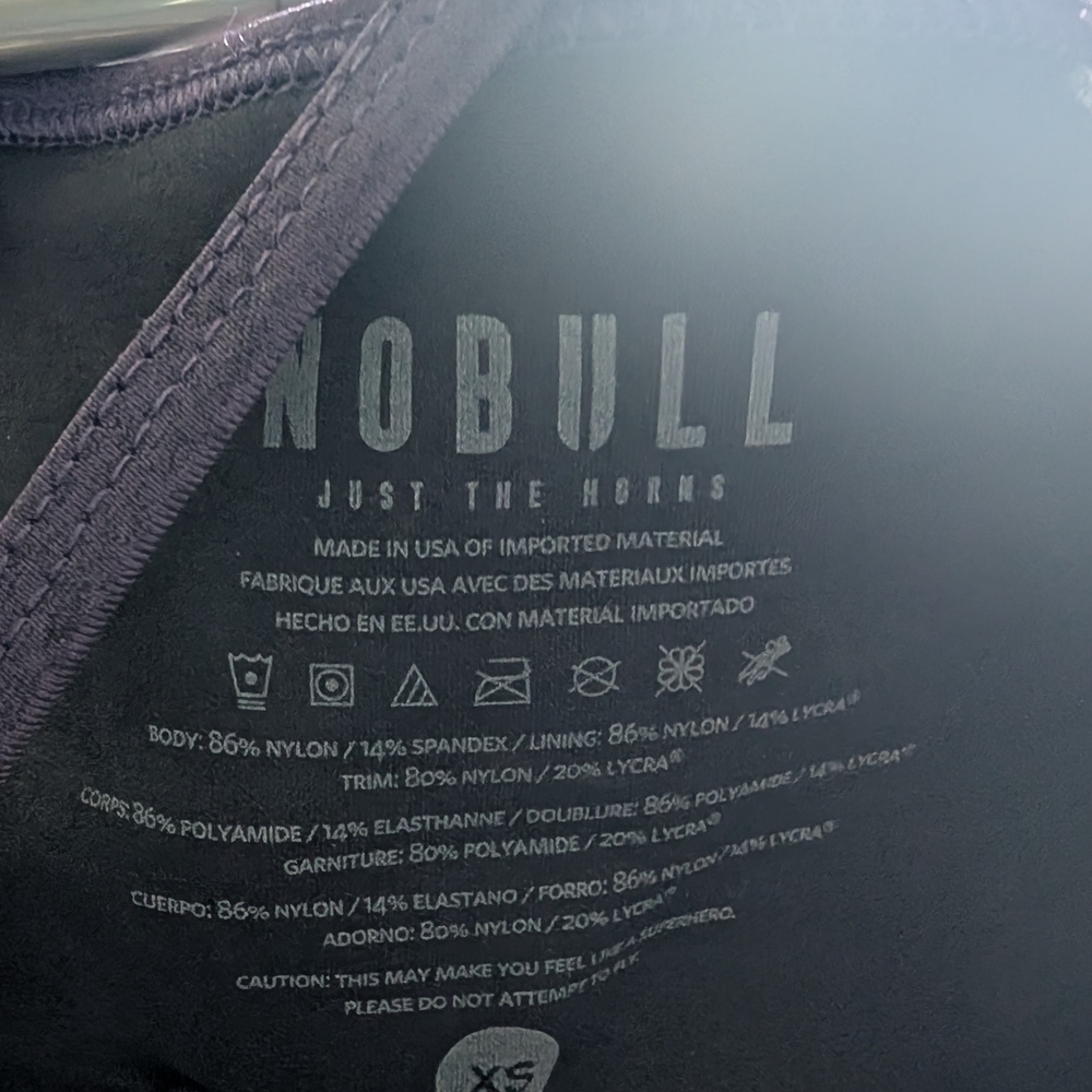 NOBULL Purple High Neck XS Sportsbra